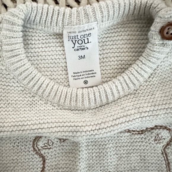 Carter's Baby Boys' Bear Top & Bottom Set Size 3 Months - Picture 2 of 3